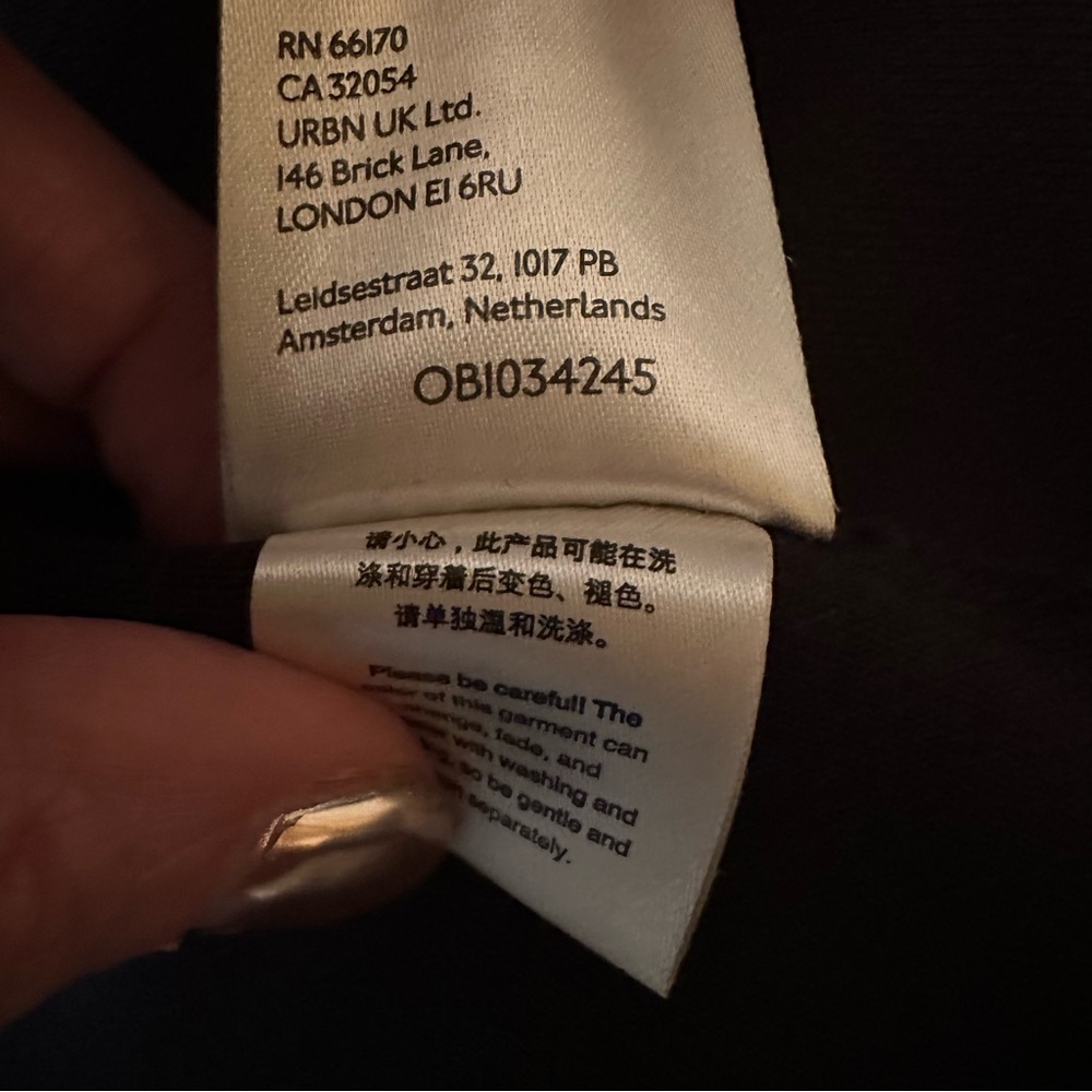 Free People Ruby Jacket Shacket Washed Black Over… - image 6